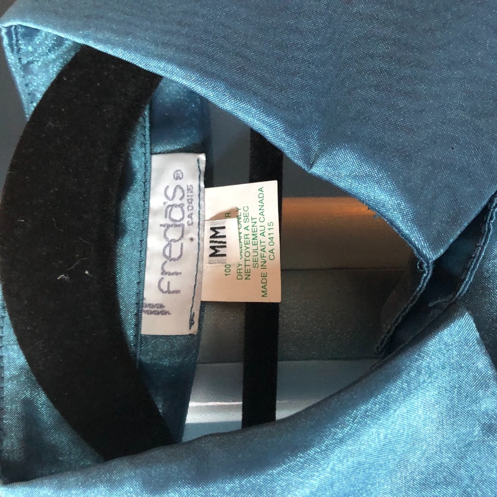 Blue Chiffon Topper Jacket (NEW) - Picture 2 of 7